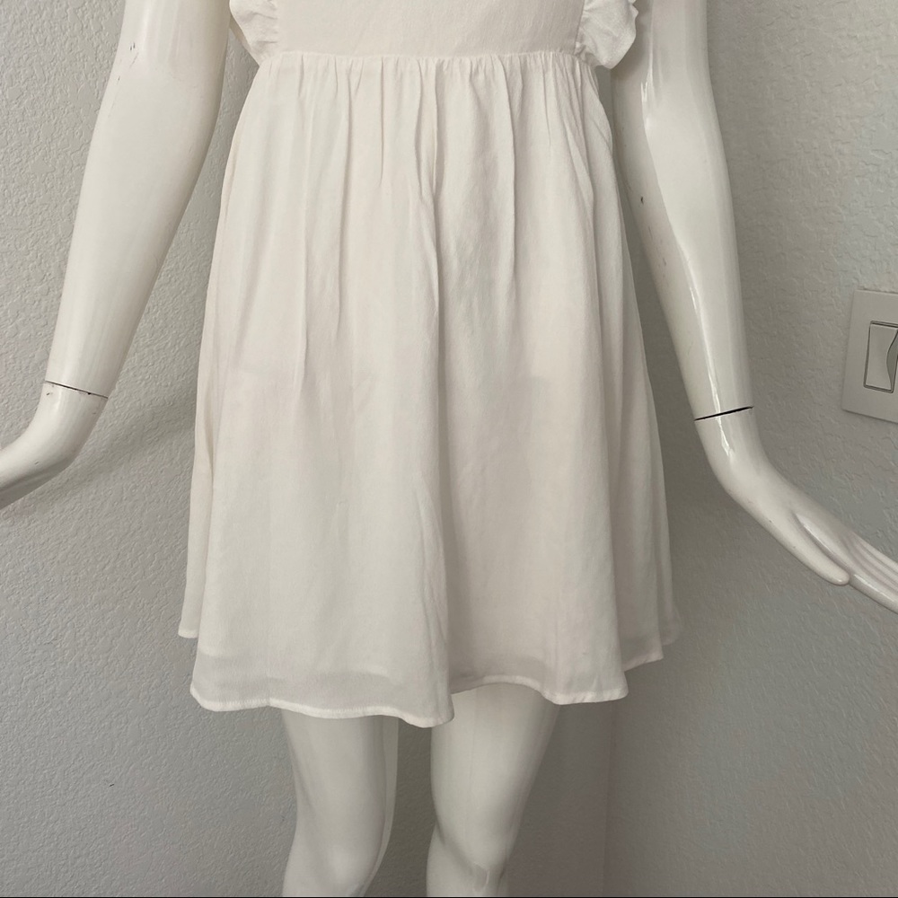 For love & lemons white ruffle dress - Picture 3 of 10
